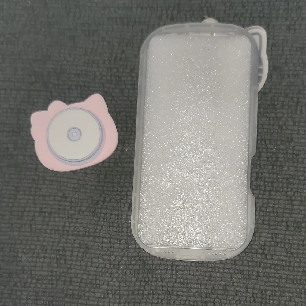 Hello Kitty Pink Silicone Phone Cover with Bow Design